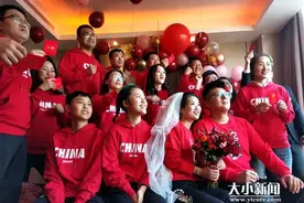 跑步接亲！烟台这对新人要点亮全中国图片