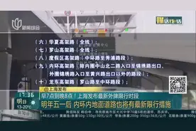 早7点到晚8点！  上海发布最新外牌限行时段视频封面