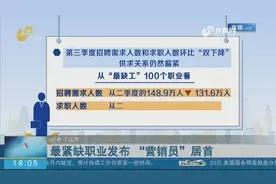 全国最紧缺职业排行榜出炉，“营销员”居榜首，教师缺口增大视频封面