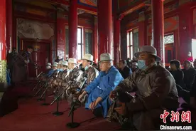 成吉思汗庙举行年祭大典图片