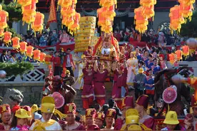 湄洲妈祖祖庙举行金身巡安活动图片
