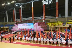 “中国荷城 活力贵港”贵港市第二届运动会开幕图片