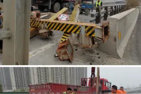 十天4撞！郑州限高架很受伤图片