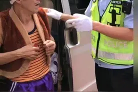 这次是真的！达州“光头强”喝酒骑两轮摩托被交警逮住了图片