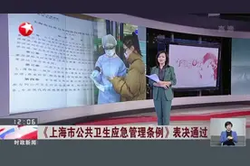 《上海市公共卫生应急管理条例》表决通过视频封面