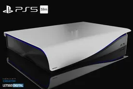 索尼PlayStation 5 Slim概念设计 可以横放进电视柜图片