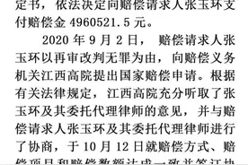 获赔496万元后，张玉环想给宋小女五六万，还发“悬赏”找真凶图片