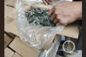 掺盐充重的盐渍海带：5斤货中有1斤盐图片
