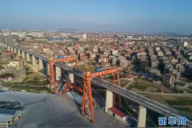 新建福厦铁路制梁忙图片