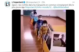 法国网站夸日本教让座，结果小孩一开口：阿姨您坐图片