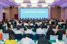 第八次全市高质量发展项目观摩推进会在滨海举行图片