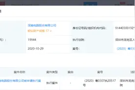 深南电路被深圳市龙岗区人民法院列为被执行人图片