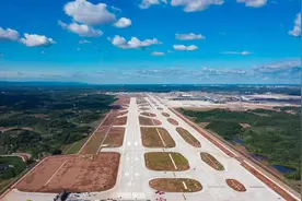 独家航拍丨校飞在即 天府机场净空待验图片