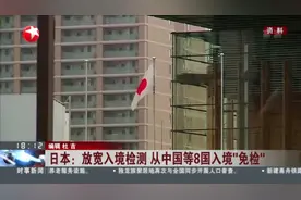 日本：放宽入境检测  从中国等8国入境“免检”视频封面
