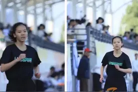 她可能是杭州跑步最快的学霸！800米跑进2分25秒50，打破学校22年记录图片