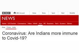 英媒：印度科学家解释印度新冠死亡率低，认为“卫生条件差所以民众免疫力强”图片