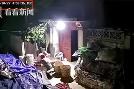 儿子通过监控看父母的一天：早上4点已经在干活图片
