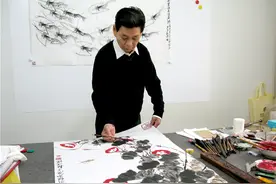 艺术高峰的攀登者——齐白石嫡曾孙齐天山先生和他的绘画艺术图片