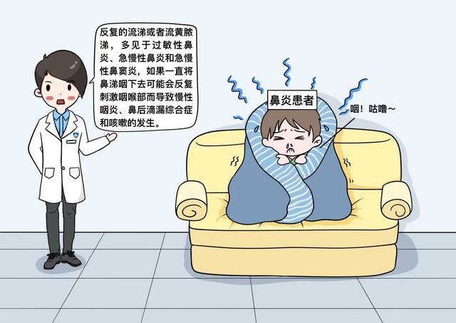 经常流清水鼻涕一定是感冒了？鼻涕多了咽下去也没事？