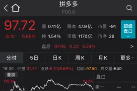美国大选最后时刻！美股连续走高，拼多多盘中站上100美元新高图片