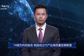 AI合成主播丨14城市共同宣言 我国成立竹产业高质量发展联盟视频封面