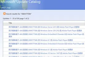 Win10将强制删除Flash？教你屏蔽Flash删除补丁图片