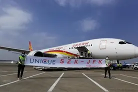 海航深圳—纽约、深圳—洛杉矶“客改货”包机航班再次起航图片