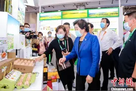 第二十一届中国绿色食品博览会启幕 境外展商邮寄产品助阵图片