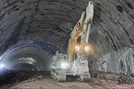重庆首座下穿机场铁路隧道顺利贯通图片