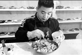 他做的假美食让朋友不敢动筷子图片
