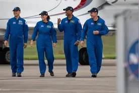 四名宇航员抵达航天中心 SpaceX预计周末第二次载人发射图片