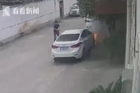 烧成空壳！男子一天连烧4辆车：别人有车，我嫉妒图片