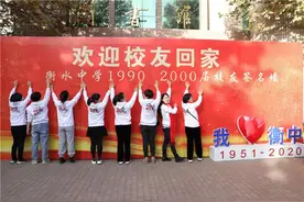 重返母校，河北衡水中学1990届2000届校友深情感谢衡中培养之恩图片