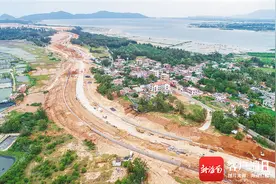 陵水文黎大道延伸线尖岭段预计年底完工图片