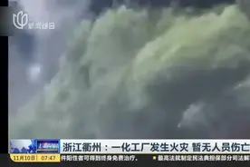 浙江衢州：一化工厂发生火灾 暂无人员伤亡报告——空气污染指数为平时的2到8倍视频封面