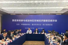 助力双城经济圈建设 川渝贸促会联合开了场座谈会图片