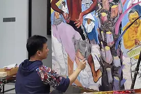 衡南画家徐立承油画作品获评中国美协展览最高奖图片