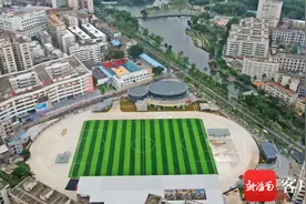 原创组图 | 海口椰树门体育场即将投入使用，高清大图来了→图片