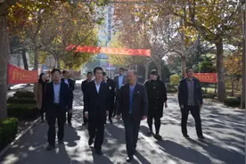 潍坊市委宣传部领导带队到潍坊高密市滨北学校考察红色基因传承教育基地建设工作图片