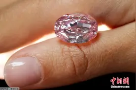 14.83克拉！罕见紫粉色钻石拍出2660万美元高价(图)图片
