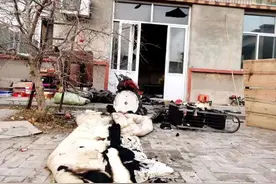突发！河北一农户家中爆燃，一家三口受伤图片