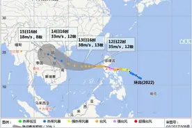 第22号台风“环高”来袭 海南发布台风三级预警图片