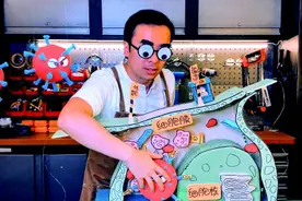 他做科普模型获赞千万，400万粉丝坐等更新图片