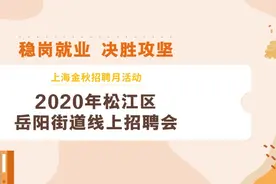 机会多多！50个岗位招230人，松江这场线上招聘会别错过图片