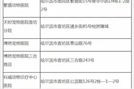 哈尔滨城区禁养39种烈犬，中华田园犬、苏牧都不行图片