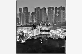 武汉太平洋大厦昨日爆破拆除图片