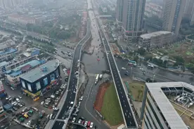 长沙汽车南站先锋路匝道桥建成，预计年前底将投入使用图片