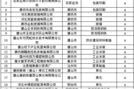 2020年河北省重污染天气重点行业绩效评级A、B级和引领性企业名单图片