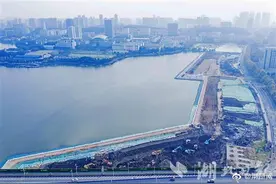 武汉两湖隧道工程首开段基本完成图片