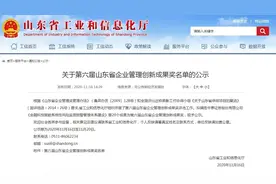 济宁市仅一家入选！东宏管业斩获山东省企业管理创新成果奖图片